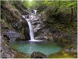 Waterfall Slap v Sopotih (Pršjak)